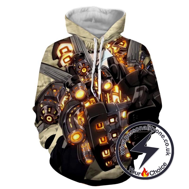 One Punch Man - Genos 3D - Hoodies